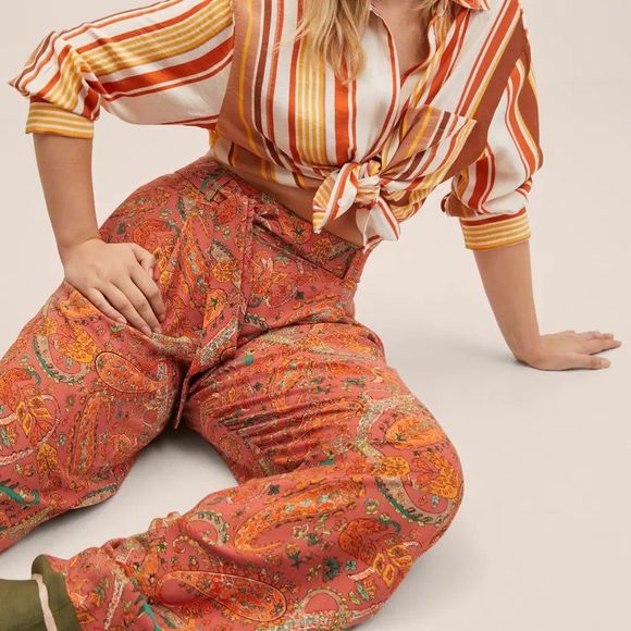 Paisley Pants / Size: 12 US / New with Tags - Picture 7 of 8